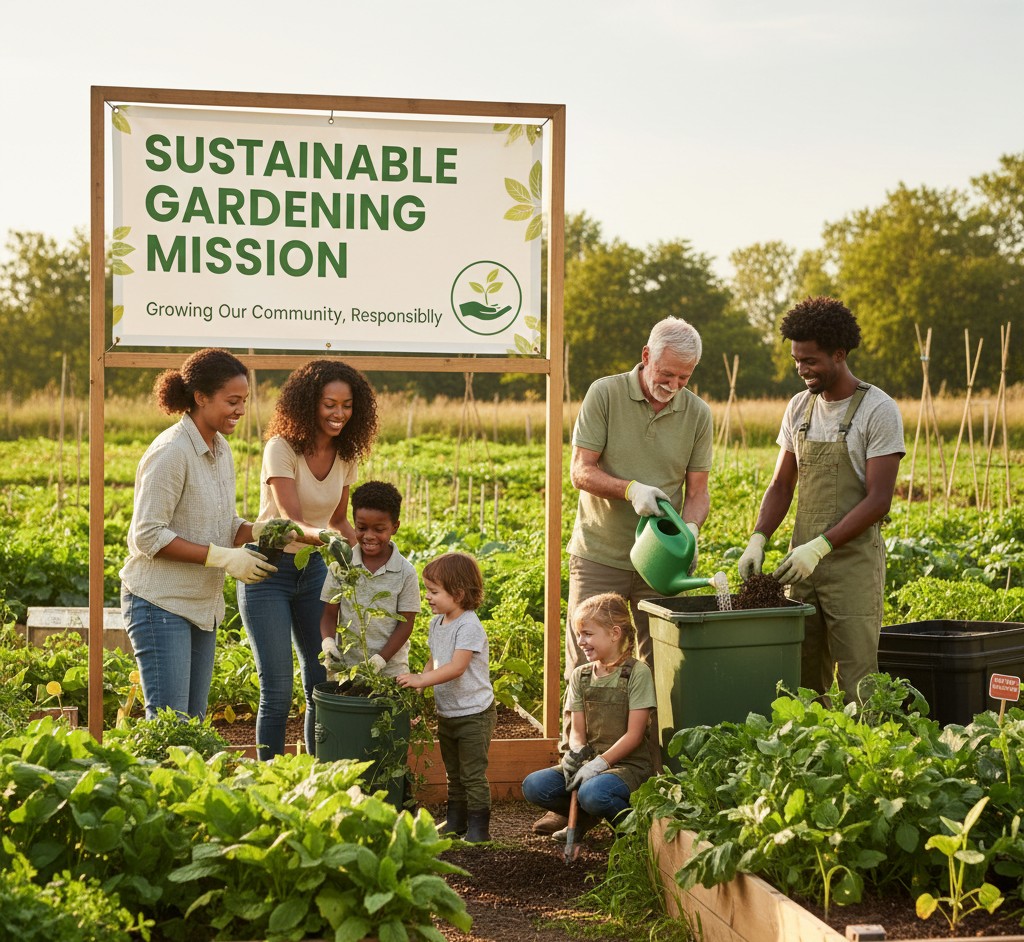 Sustainable gardening mission